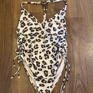 Kona Sol Leopard Print XL One Piece